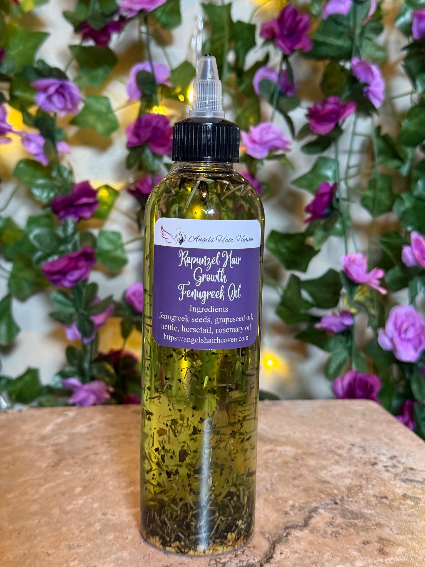 Rapunzel hair growth fenugreek oil